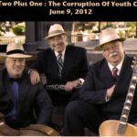 three men at the Corruption of Youth Concert
