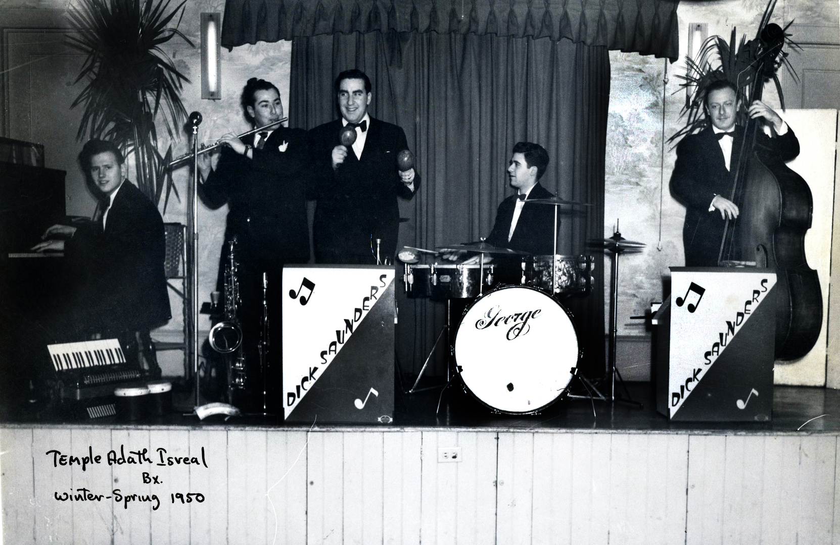 Dick Saunders band performing at a show