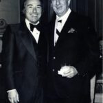 Dick Saunders and Ray Bolger posing together