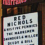 Harrahs Club Red Nichols poster
