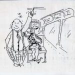 sketch of a man and a woman by Dick