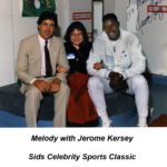 picture of Melody with Jerome Kersey