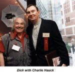 Dick Saunders with Charlie Hauck