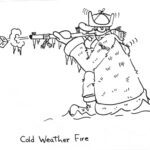 Cold Weather Fire Sketch by Dick